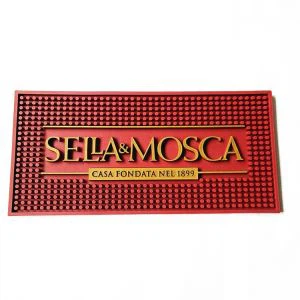 Soft PVC Bar Rail Spill Mats With Logo