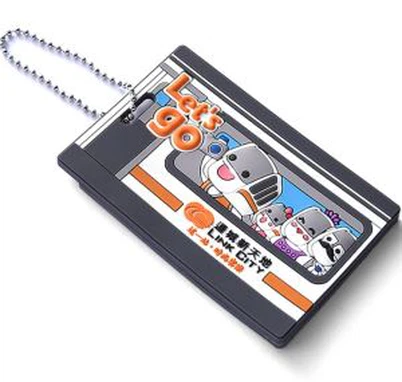 Waterproof 3D Name Logo Soft PVC Rubber Travel Luggage Tags