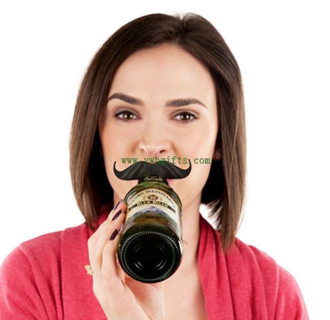 Drink Accessory Wine Glass Marker Beard Shape Silicone Markers