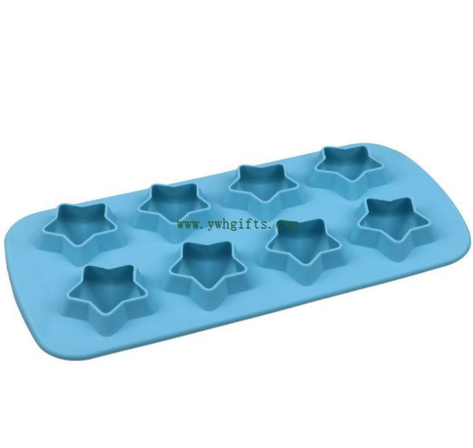 Flexible 3D Silicone Ice Cream Mould Tray Cube Mold