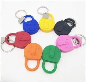3D/2D Silicone Key Rings Soft Pvc Keychain For Souvenir