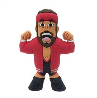 3D Pvc Figures Keychains 2D Embossed Rubber Key Holders