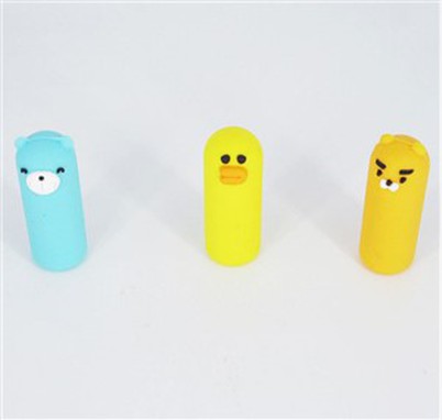 3D Cartoon PVC Cover For Children Pencil Cover Protective Silicone Caps