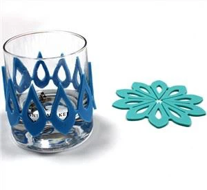Creative Flower Silicone Drink Coaster Coffee Cup Holder Cup Tea Mat