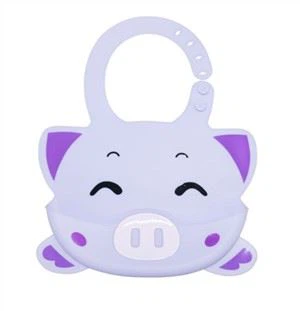 Food-grade Kids Silicone Saliva Pocket Waterproof Baby Bibs