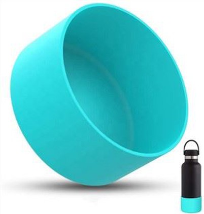 Protective Anti-Slip Bottom Cover Insulated Spray Water Bottle Silicone Sleeve