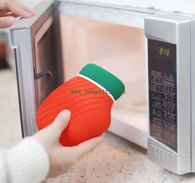 Water Bag Silicone Hot Water Bottle Hand Warmers Bag Reusable