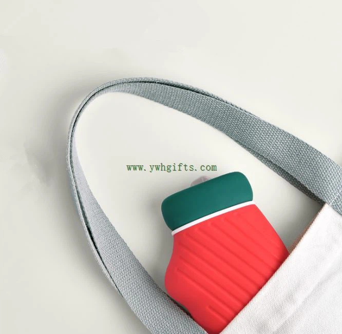 Water Bag Silicone Hot Water Bottle Hand Warmers Bag Reusable