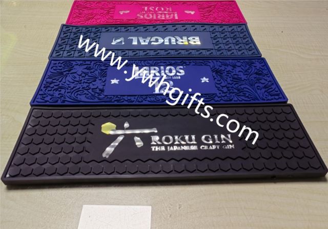 Branded Logo PVC Beer Bar Mat With LED