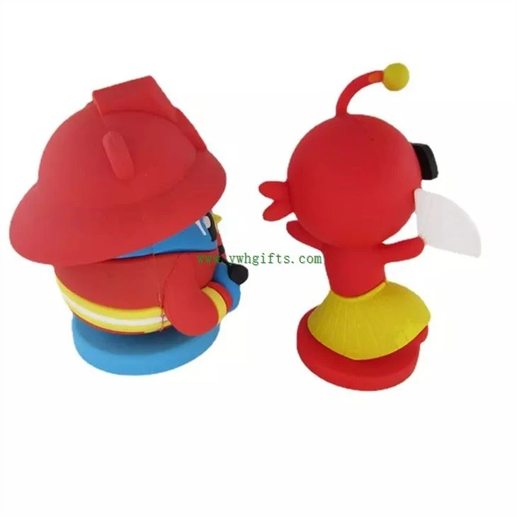 Silicone Doll Key Chain PVC Character 3d Keychains