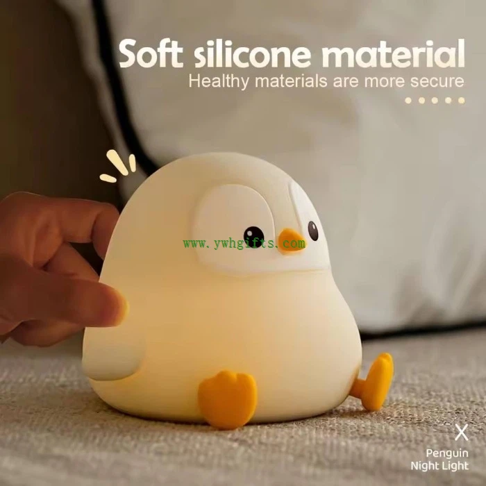 Soft Silicone LED Nursery Night Light For Children's Bedroom Bedside Ornament suppliers