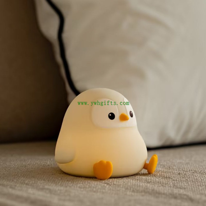 Soft Silicone LED Nursery Night Light For Children's Bedroom Bedside Ornament factory